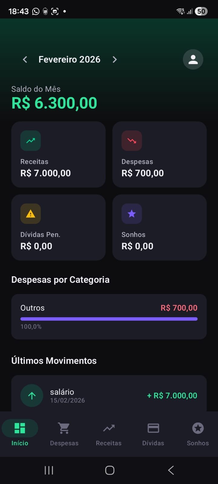 SemDívidas App Android